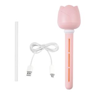 China SGS 2.4W 400ML Air Purifier Humidifier Portable Desktop Creative Rose Mini Humidifier factory