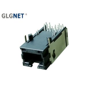 Magnetic 1000 Base T Poe Rj45 Jack Plus Plus Function DIP Technology Latch Up