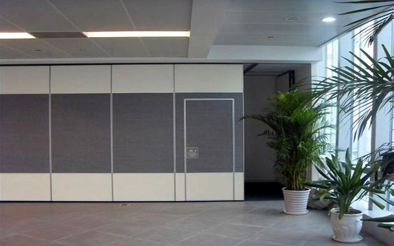 Modular Hanging Folding Room Partition Walls MDF + Aluminum Material Sound Insulation