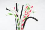 China factory high quality flexible bendy drinking paper straws