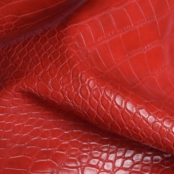 Crocodile Embossed PVC Handbag Decorative Jewelry Box Packaging PVC Faux Leather