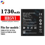 1730mAh HB5V1 18287-2000 Y516 Y518 mobile phone battery for huawei Y5ii battery