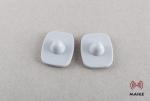 Grey Color EAS Hard Tag , Anti Theft Clothing Tags 42 * 38 Mm Dimension