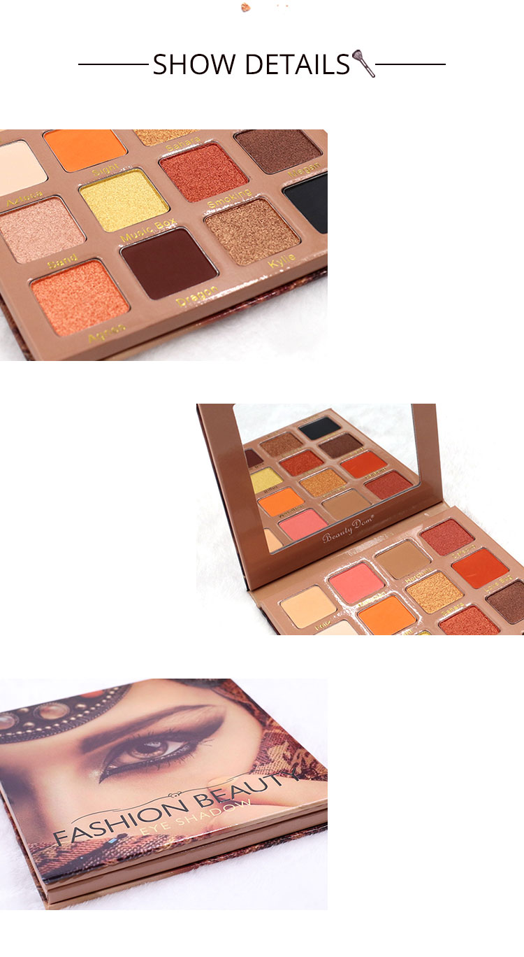 Make Your Own Brand 16 Colors Magic Vegan Makeup Oem No Brand Eye Shadow Palette