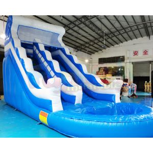 China TUV Outdoor Inflatable Water Slides Kids Jumping Bounce House on sale