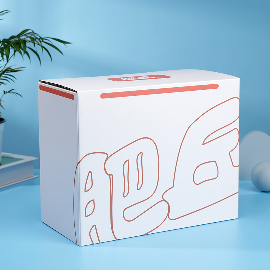 White Folding Carton Box with Eco-Friendly Sponge Liner Custom Bending and Stamping