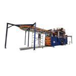 Accumulation QXL10 Catenary Shot Blasting Machine Shovel Handle Cleaning