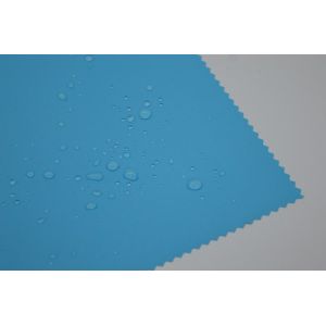 Poly 58 3000mm Polyester Pongee Fabric PU Milky Coated