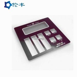 China OEM Membrane Switch Graphic Overlay Embossed Button For Equipments factory