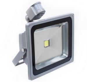 China PIR Motion Sensor Outdoor LED Flood Light 50W 100LM / W High Lumen factory