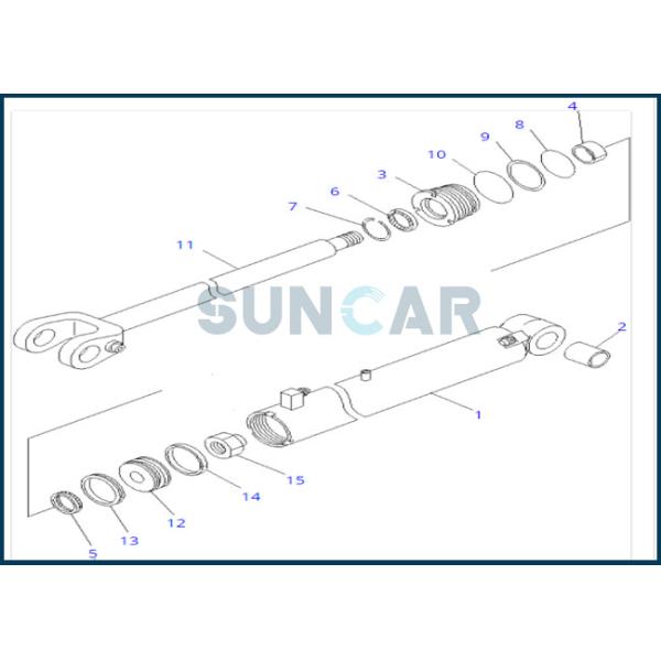 707-99-34120 7079934120 Lift Cylinder Seal Kit For Komatsu Wheel Loader
