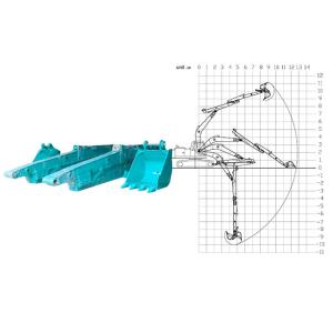 China Telescopic Excavator for Digging Sand Soil House Foundation Telescopic Boom factory