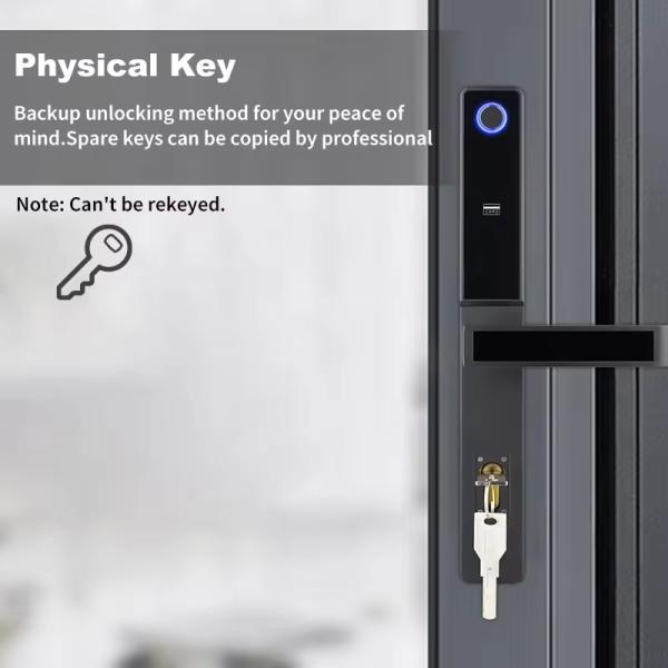 TTlock Electronic Hotel Door Locks Bluetooth Fingerprint Wifi Door Lock