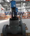 Carbon Steel Pneumatic Gate Valve Actuator Emergency Drain Valve With Pneumatic