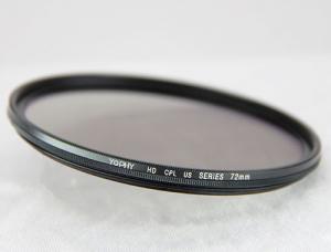 China Camera Accessories CPL Polarizer Filter For Photography AGC Optical Glass MRC factory
