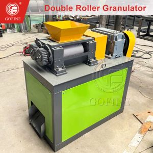 China Large-Scale Double Roller Fertilizer Granulator with 15-22 kw Power and ≤0.5 mm Feeding Size on sale