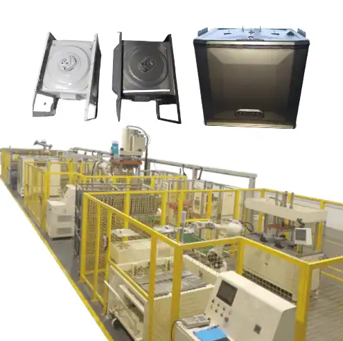 Automatic loading and unloading oven production line