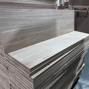 China Customized Size Paulownia Solid Lumber Timber for in Natural Wood or Bleached Finish factory