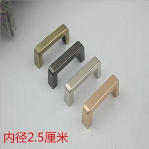 China Metal fitting bag hardware 25 mm inner size gunmetal color zinc alloy arch bridge for straps factory
