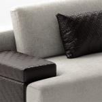 Italian Modern Cloth Upholstered Sofa Set Luxury Living Room Furniture Sets