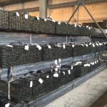 Black Painting Treatment Square Metal Tube 5.8m-12m Length Chemical Resistant