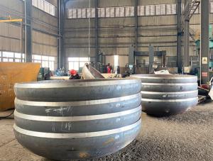 China SS316L 2mm Asme Dished Ellipsoidal Dish End Dimensions Pressure Vessel 2 1 factory