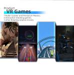 Indoor Game VR Simulator VR Games 9D 360 Degree Virtual Reality Roller Coaster