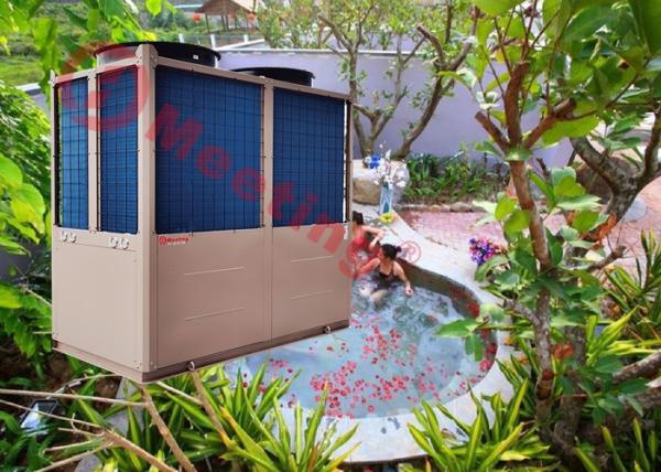 Air Source High Temperature Heat Pump MDY560 EVI 216KW For Swimming Spa Sauna