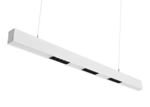 China 36 Watt 80 - 90lm/w 1.2m Suspended LED Linear Light Lifud Aluminum White Black factory