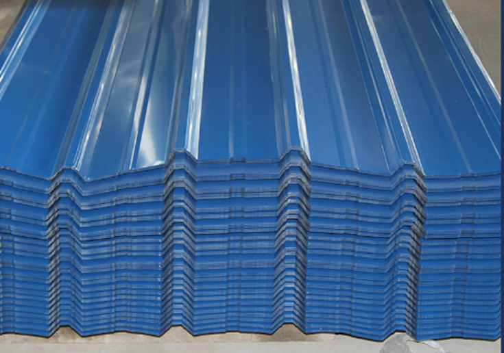AZ100 S320GD 0.85mm Painted Corrugated Metal Sheets For Construction