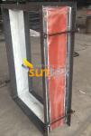 Impregnated Silicone Rubber Coated Fiberglass Cloth/fabric For Expansion Joint