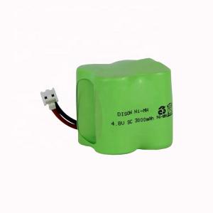 China 500 Cycles 4.8v SC 3000mah NiMh HRH23/43 Rechargeable Battery Pack for Emergency Lighting factory