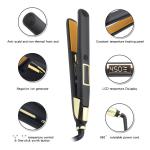 Negative Ion Flat Iron Hair Straightener Vendor auto shut-off Wet and dry for