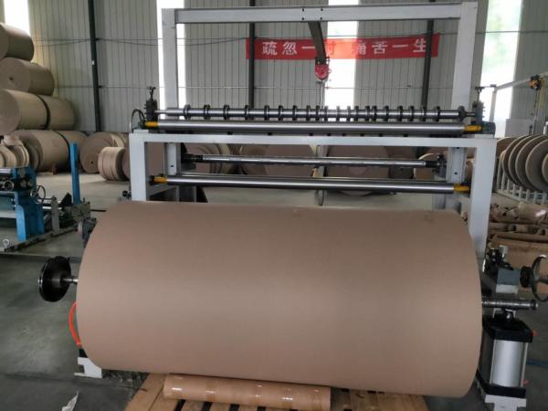 China Jumbo Double Axis Paper 1.6m Slitter And Rewinder Machine factory