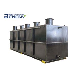 China Grey Compact Wastewater Treatment System MBR Domestic Wastewater Treatment Systems on sale