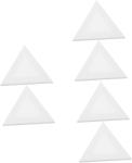6 Pack Triangle Blank Stretched Canvas Board 15cm 100% Cotton stretched Canvases