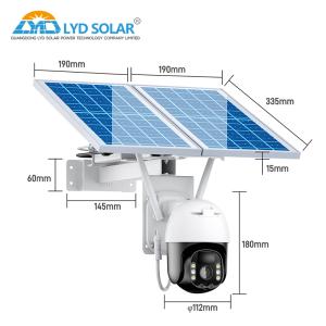 China IR 4G CCTV Solar Wifi Security Camera 20m 3.6mm Lens factory