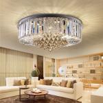 Round Crystal light fittings ceiling Lamp Fixtures Indoor home (WH-CA-22)