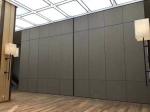 Portable Acoustic Room Dividers / Leather Surface Aluminium Frame Office