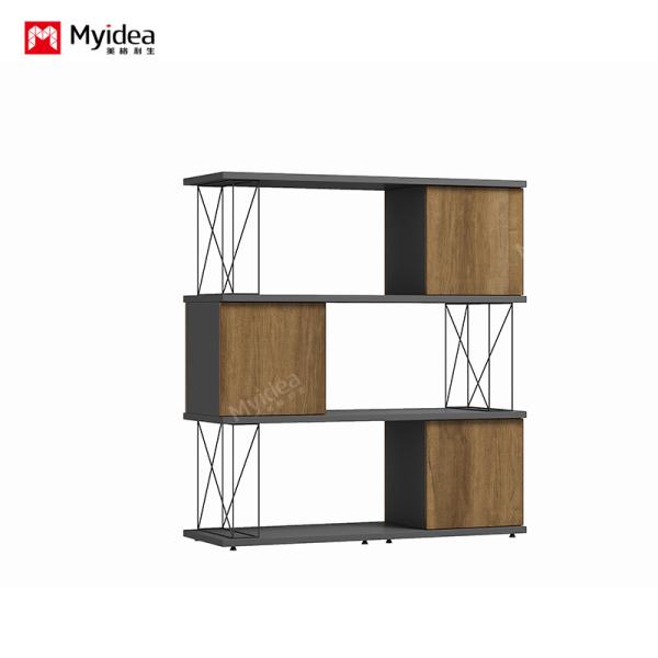 China Company Document Storage Iron Wire Cabinet Plate Steel Pipe Combined Interlocking Partition Cabinet factory