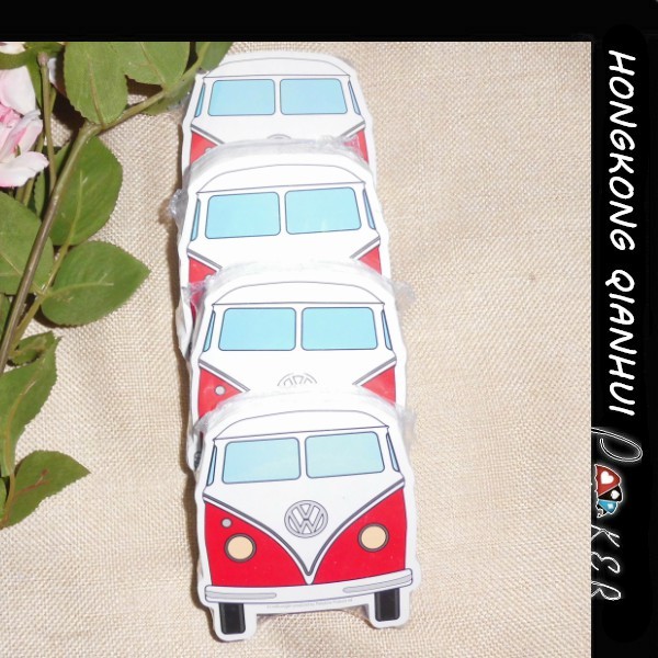CUSTOMIZED IRREGULAR SHAPE PAPER PLAYING CARDS FOR VOLKSWAGEN PROMOTION