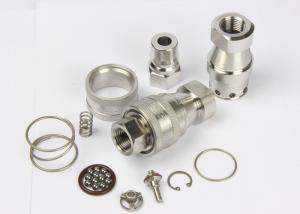 China KZF Flat Face Hydraulic Fittings Female Thread Stainless Steel SS304 For Chemicals factory