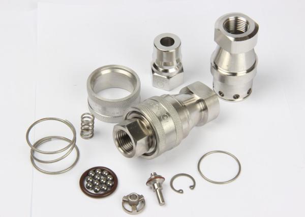 KZF Flat Face Hydraulic Fittings Female Thread Stainless Steel SS304 For