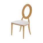 Stackable 47x59x94cm Hotel Banquet Chairs Stainless Steel Wedding Chairs