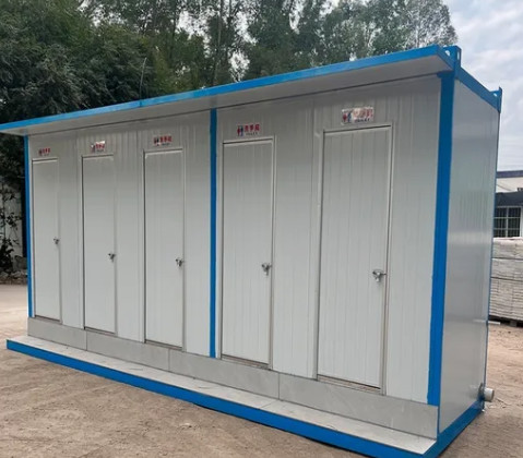 China Portable 20 Feet Container Prefab House Toilet factory