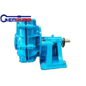 China 4 Rubber Metal Lined Horizontal Slurry Pump Tailing Transfer on sale