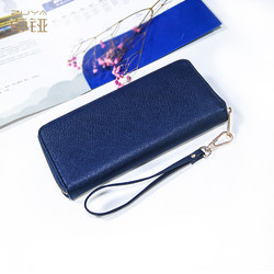 21x10cm Long Zipper Wallet , Debossed TPCH Ladies Wallet Clutch