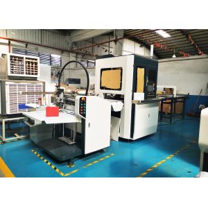 Separate Lids Packaging Box Making Machine With Speed 15-35pcs Per Minute And