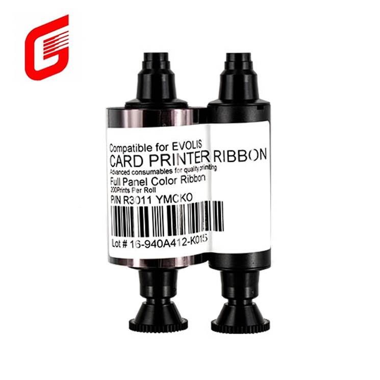Printer Ribbon for Evolis Pebble Series Duplex 3 Securion Compatible YMCKO Ribbon