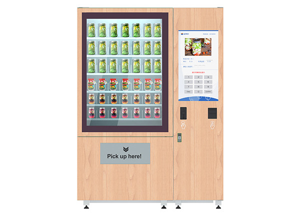 China Advanced Healthy Salad Vending Machines With Lift System / Remote Control Function factory